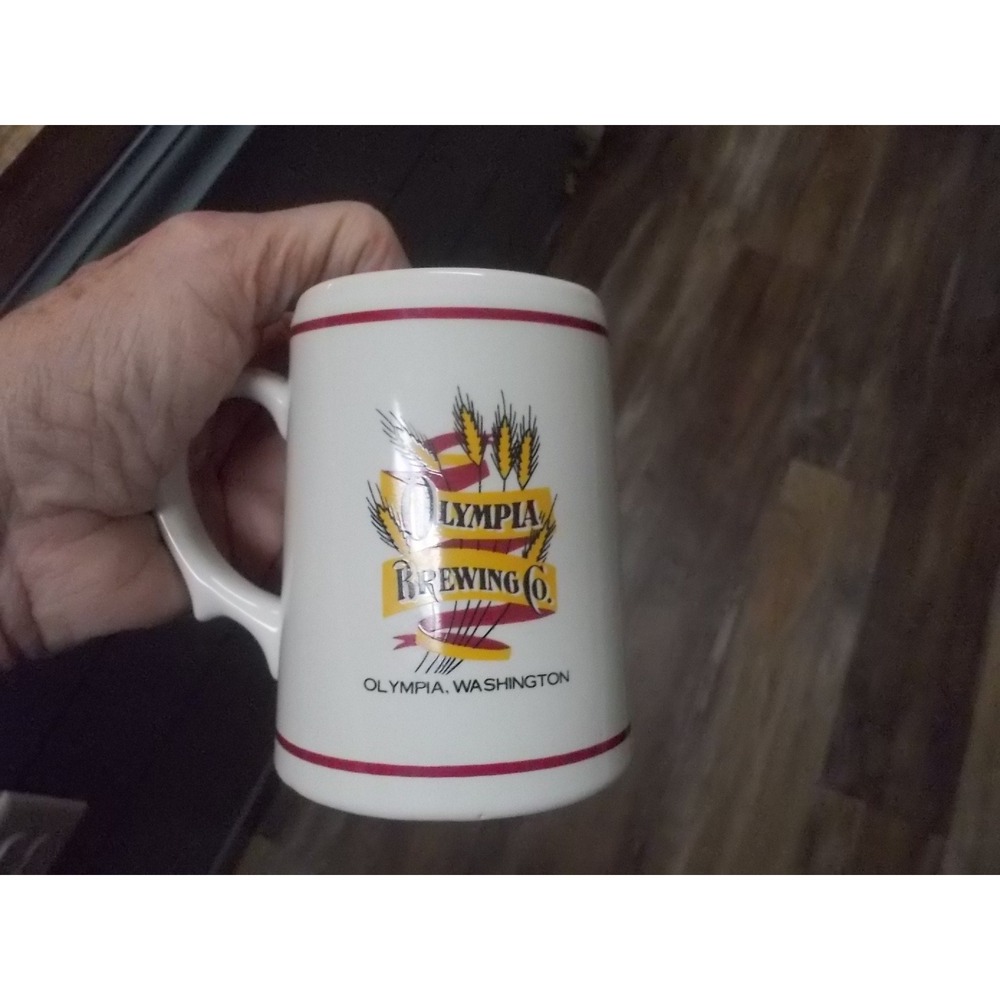 Vintage 1985 Olympia Brewing Co Franklin Mint Tankard Collection Beer Mug Stein